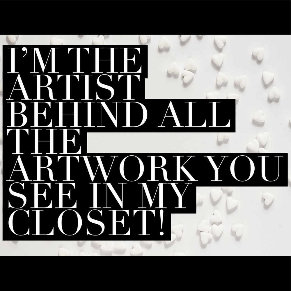 I’m the artist behind the artwork